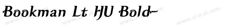 Bookman Lt HU Bold字体转换